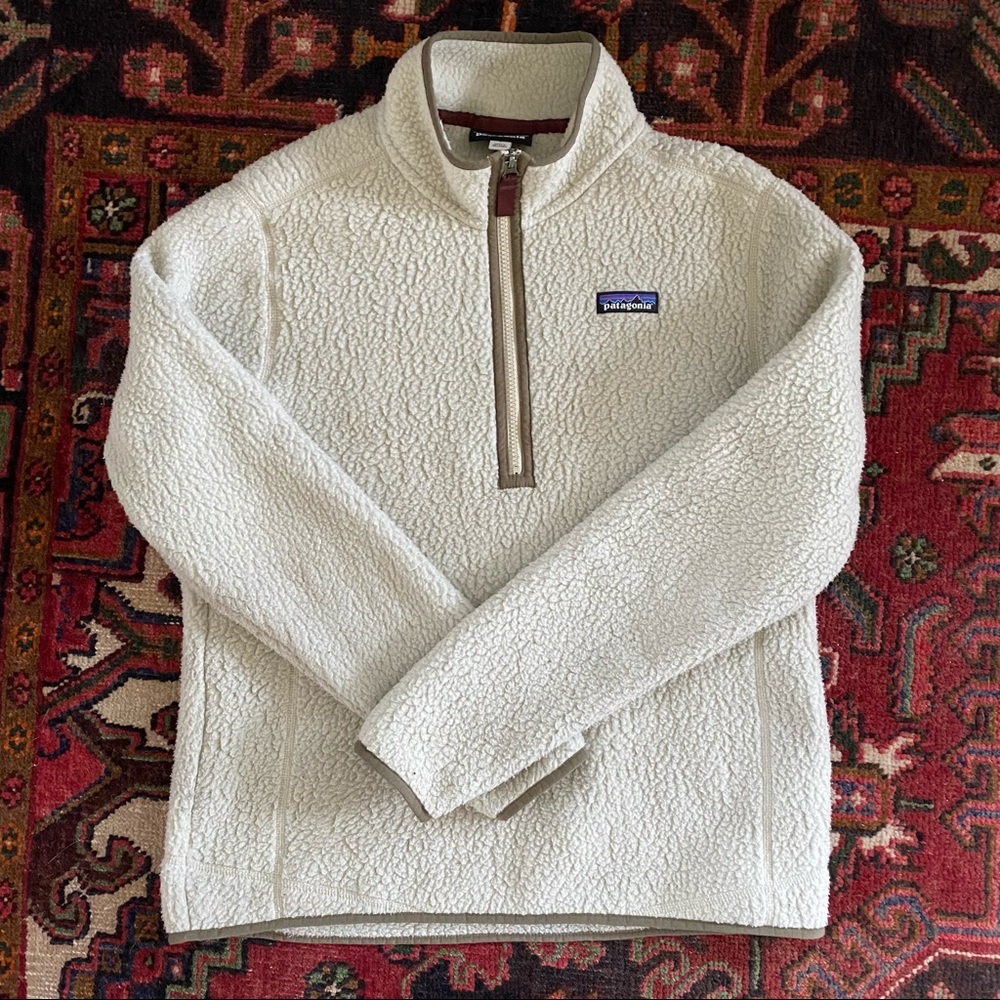 Patagonia Pullover Fleece Half Zip, Women’s Large